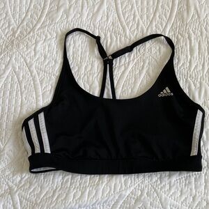 adidas Black / White Reversible Sports Bra